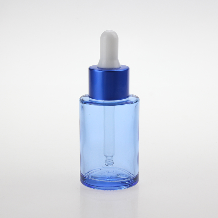 30ml Blue Glass Bottle with Dropper Supplier