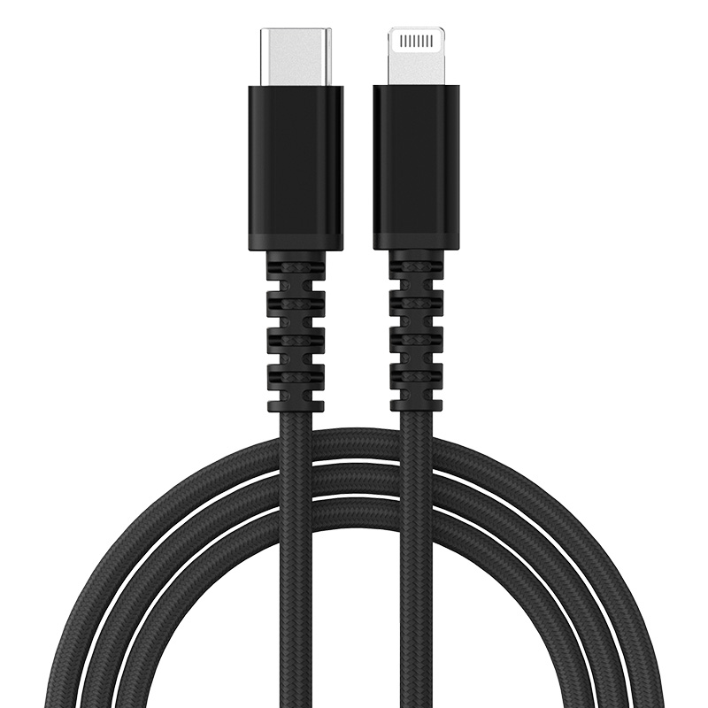 OEM factory can customize color length logo PD20W nylon braid usb type c charging cable
