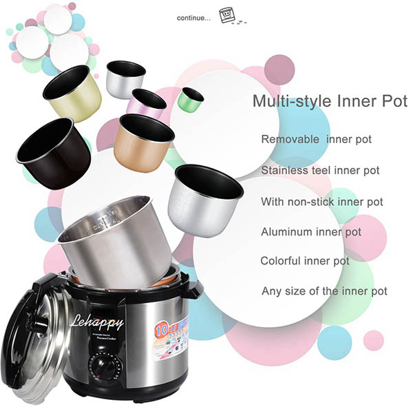 5L 6L Multi-functional Pressure Cooker With Timer