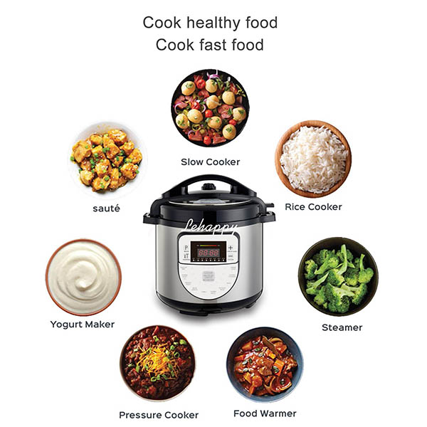 5l/6l Colorful Commercial Electrical Pressure Cookers