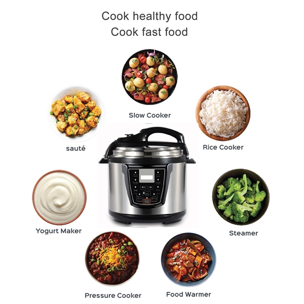 Pre-set Automatic Electric Pressure Cooker