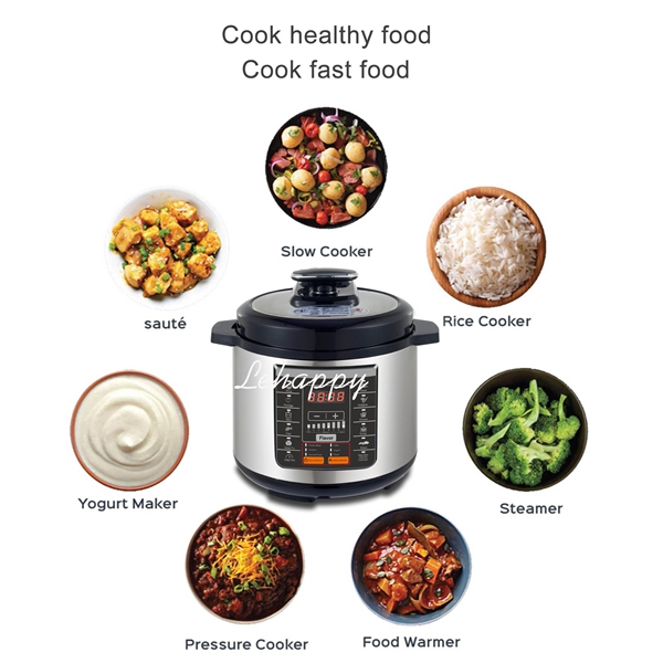 Stainless Steel Pressure Cooker Slow Cooker