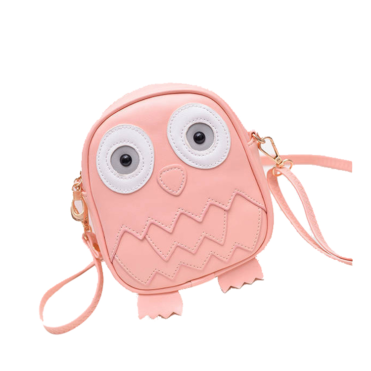 PU Leather Owl Crossbody Purse Cute Cartoon Animal Shoulder Bag Satchel Purse for Girls