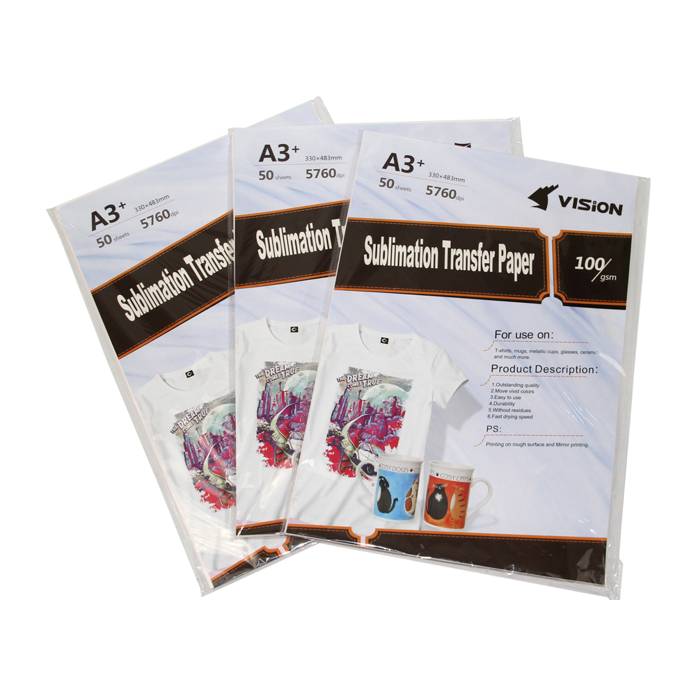 Why 100gsm is called basic temperature sublimation transfer paper ？