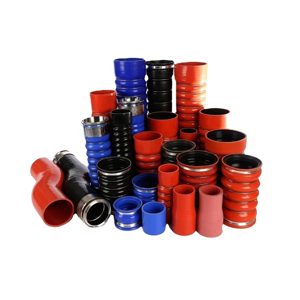 Silicone braided hose heat resistant silicone radiator rubber hose