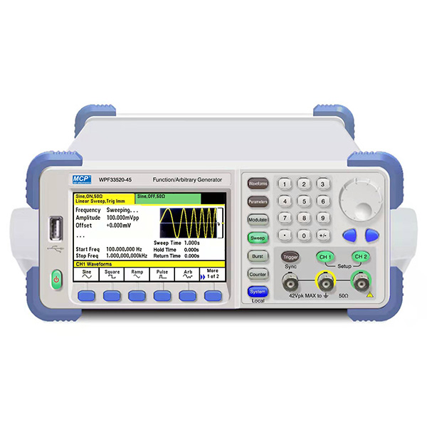 WPF33520 SERIES DUAL CHANNEL DDS FUNCTION GENERATOR WITH ARBITRAY FUNCTION