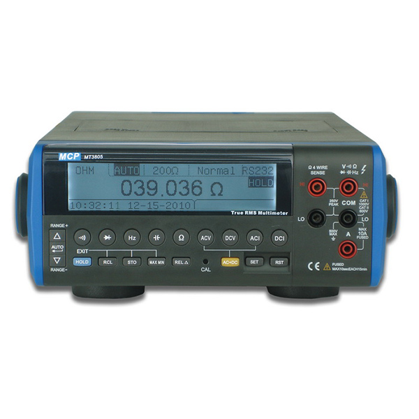 MT3805 BENCHTOP DIGITAL MULTIMETER WITH USB & RS232 INTERFACE