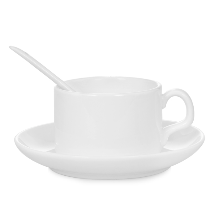4oz Tea Cup With Spoon For Sublimation
