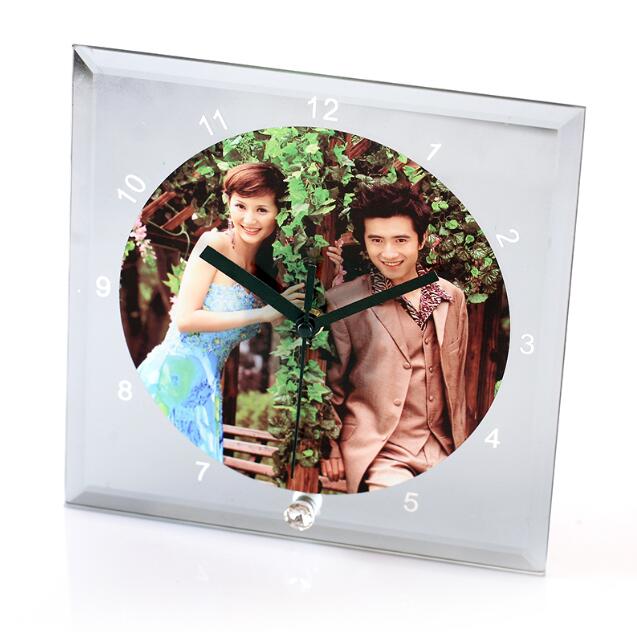 Photo  Frame For Sublimation With Clock