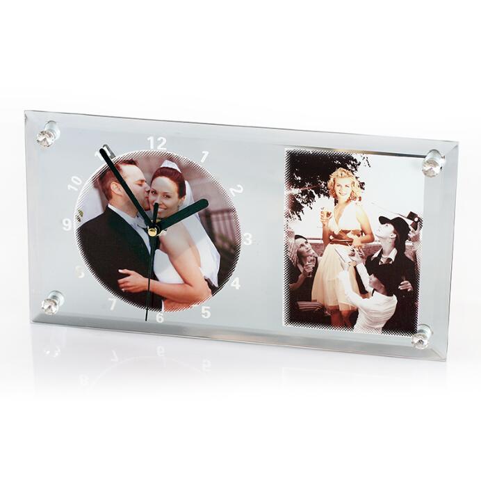 Photo Frame  For Sublimation  With Clock