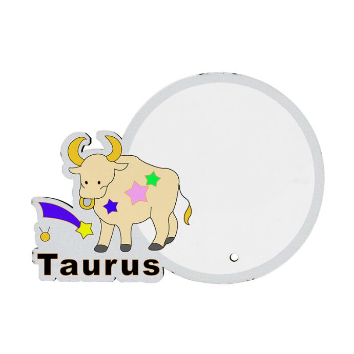 MDF wood Photo Frame - Taurus Zodiac Sign