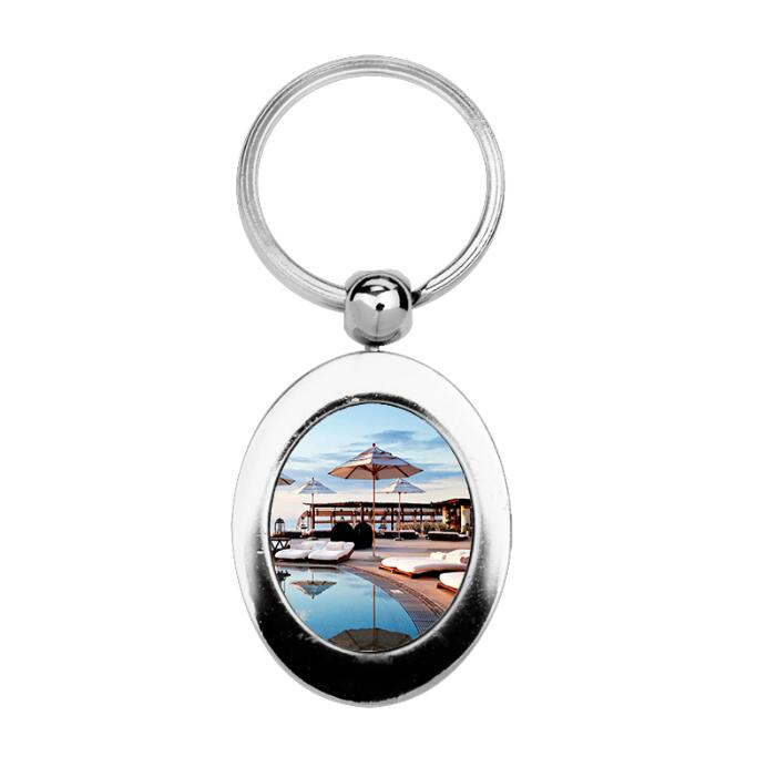 Oval-shaped Keychain For Sublimation