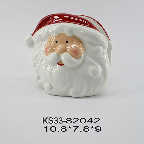 Christmas Ceramic Santa Napkin Holder