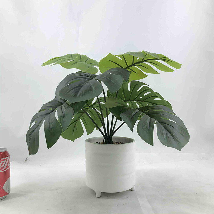 Home,Office Artificial Potted Banana Tree Leaf