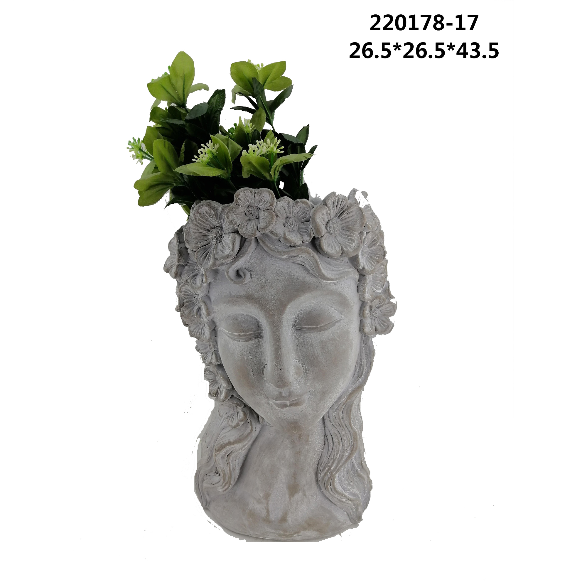 Outdoor Personalized Flower Pot Face