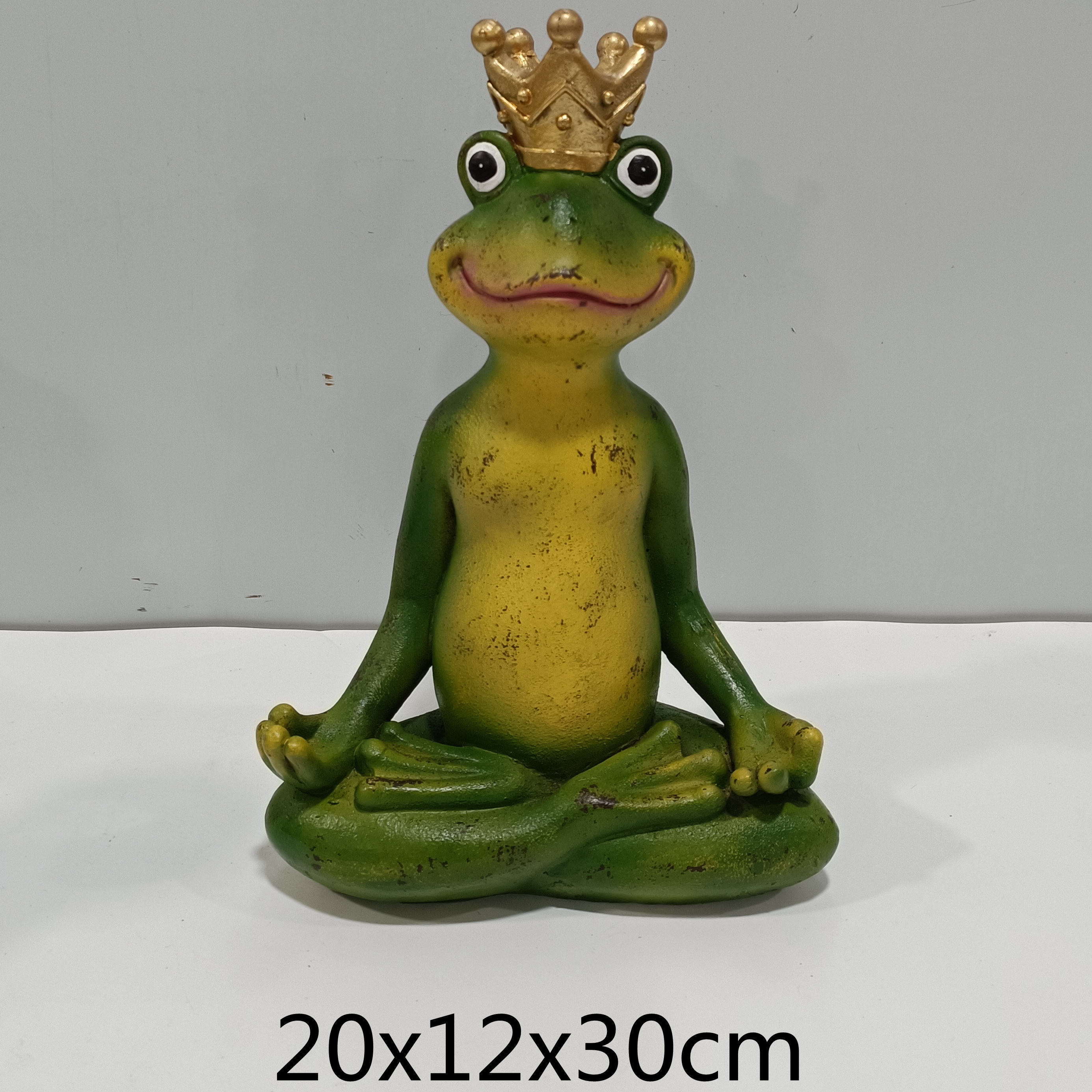 Frog Statue Fitness Yoga Meditation