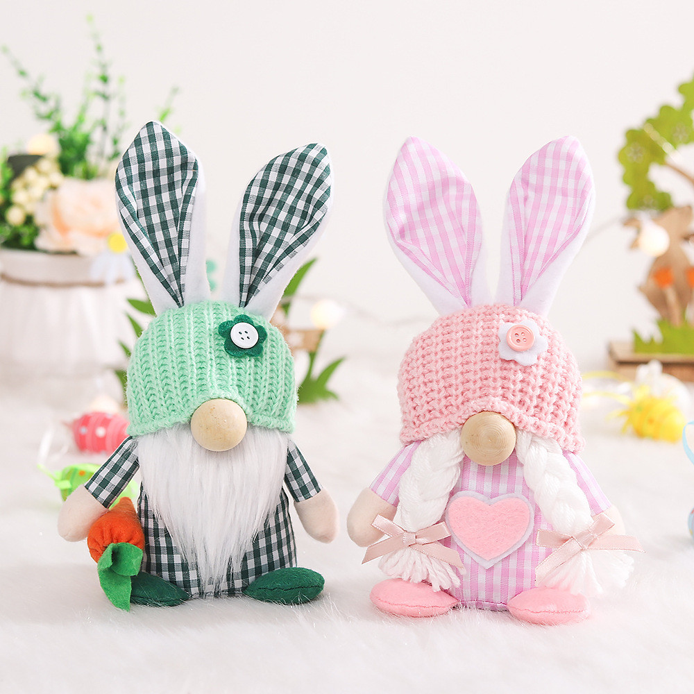 New Handmade Scandinavian Tomte Easter Bunny Gnomes