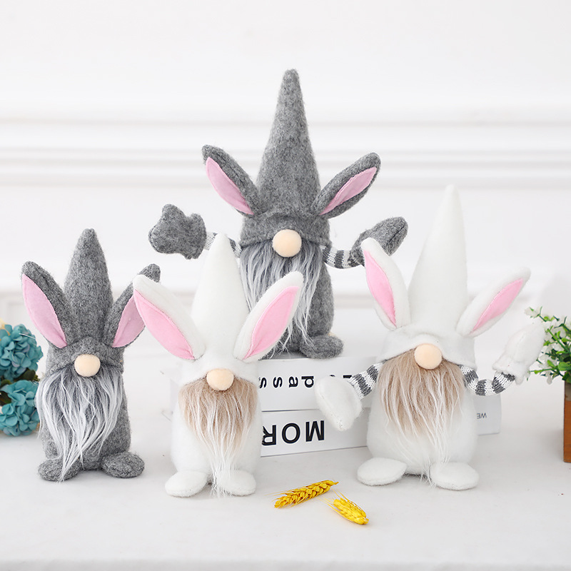 Easter Gnomes Decorative Gnome Plush For Home and Party Decor