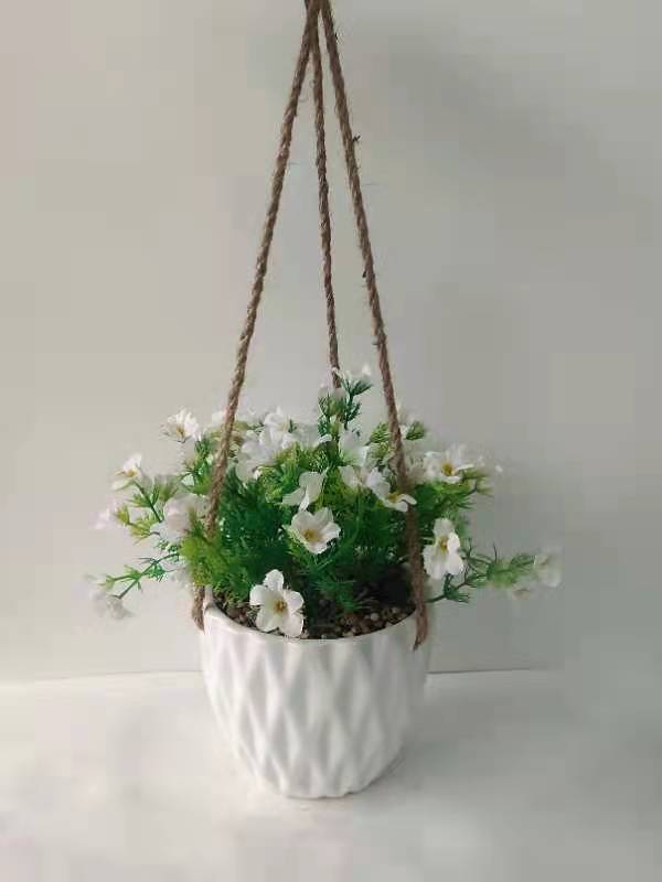 New Design Chinese Garden Outdoor Ceramic Pot For Hanging Plant