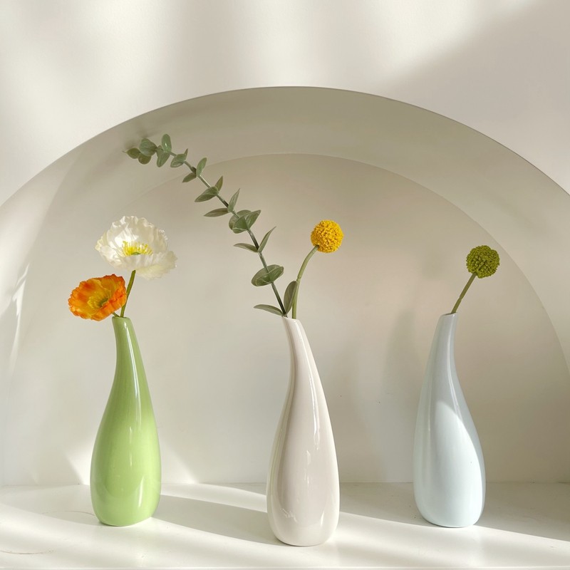 Nordic Ceramic Vase Home Accessories Vases