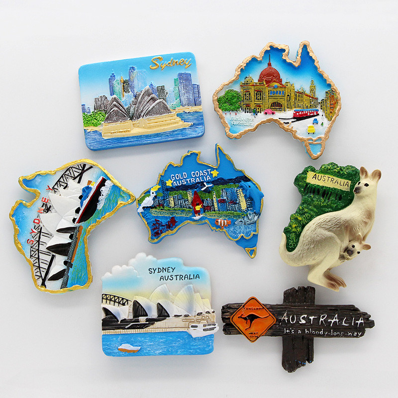 Cheaper Fridge Magnets Customized 3D Refrigerator Magnet Tourist Souvenir 3D Resin magnets