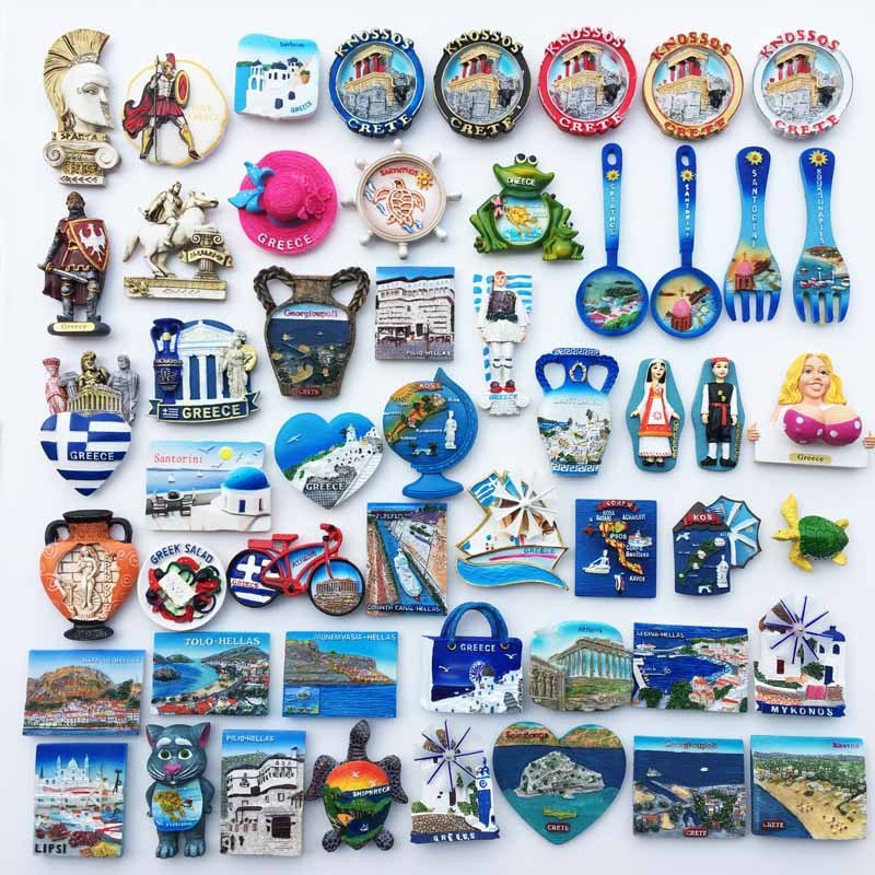 Greece Tourism Commemorative Decorative Souvenir Fridge Magnet