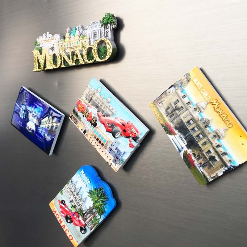 3D Country Resin Magnets Home Decor