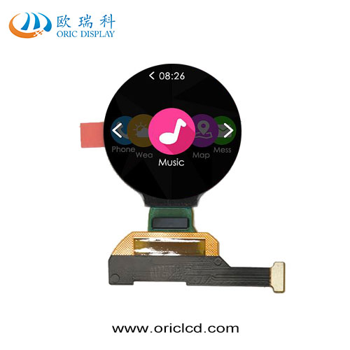 Buy 1.2 Inch Amoled Smart Watch Round Oled Screen Display
