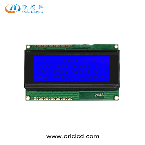 Factory price 20*4 character LCD Board STN negative Blue film LCD display module