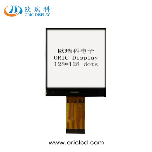 Factory supply wholesale ORIC Display Monochrome 128x128 LCD display module 128x128dot Graphic LCD panel high quality LCD screen