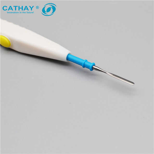 Electrosurgical Single-use Pencil, Push Button Switch, Spatula/ Blade Electrode, Connecting Cable 10' (3 M) Or 16.4' (5m)