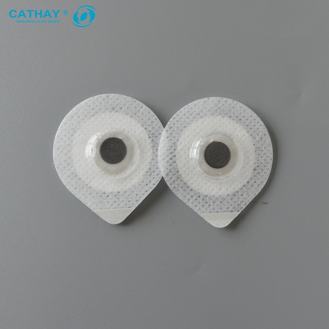 Adult Cloth Conductive Adhesive Gel ECG Electrodes-Latex Free