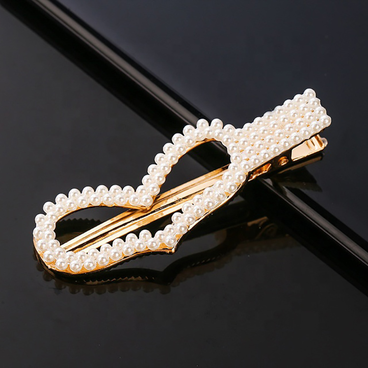Hot Selling Diamond Baroque Pearl Hair Clip For Women 2020