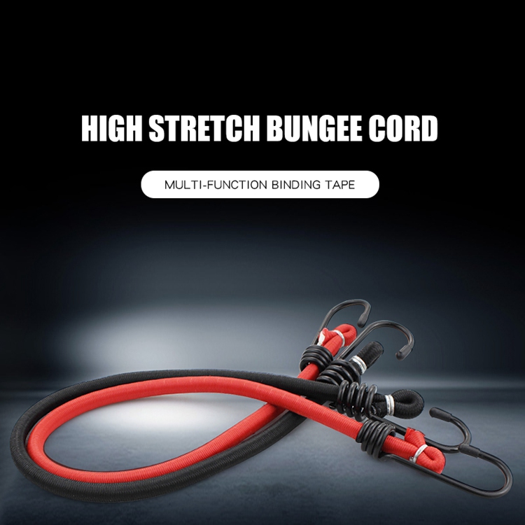 Sport Equipment Cords With Strap Hook Bungee Cord OEM Customized Good Packing Nylon Colorful Color Material Origin Type Free ODM