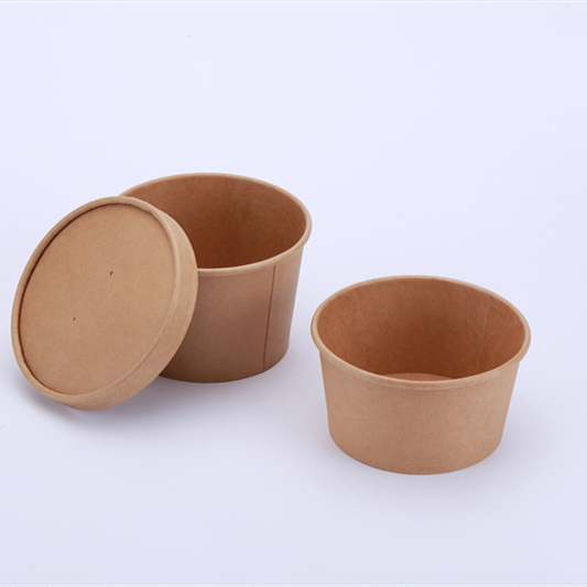 Soup Cup Food Grade Leakproof Customized Disposable Paper Soup Cup Soup Bowl