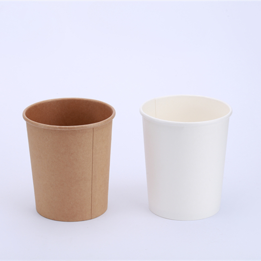 Food Grade Paper Cup Container Kraft Paper Food Packaging Food Boxes And Cup For Sale