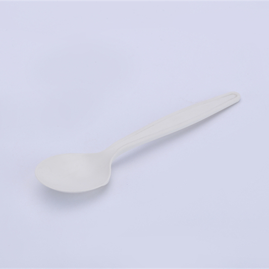 Biodegradable Degradable Plates And Cutlery Set Plastic Disposable Forks Recyclable