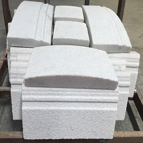 Crystal White Thassos White Marble Building Coping Stone Factory