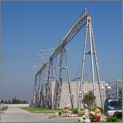 Transmission Supporting Substation Steel Structure
