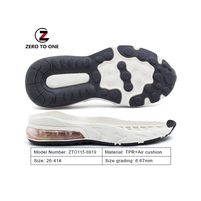 Excellent Quality Eco Friendly Antibacterial For Shoes Making Air Bubble Shoe Soles In Hiking