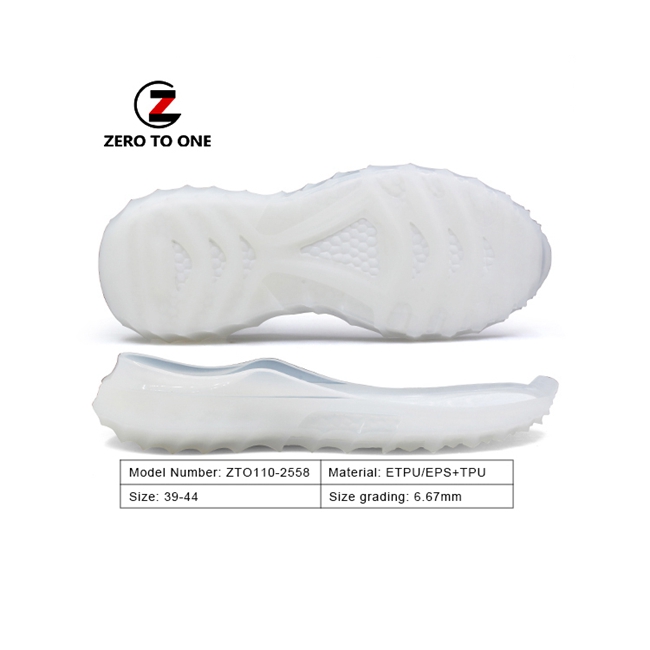ZTO ETPU China Making Stylish Two Material Shockproof Eva Tpu Sole Sport Shoes For Training